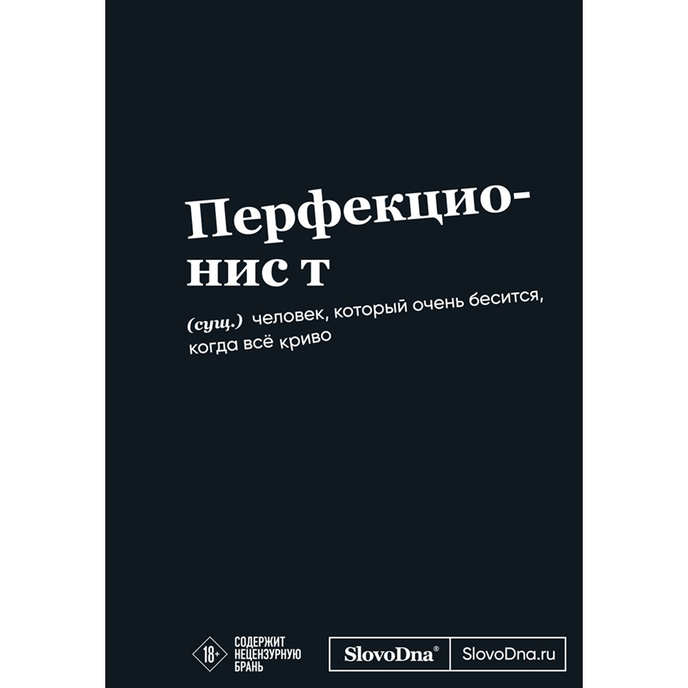Блокнот SlovoDna. Перфекционист