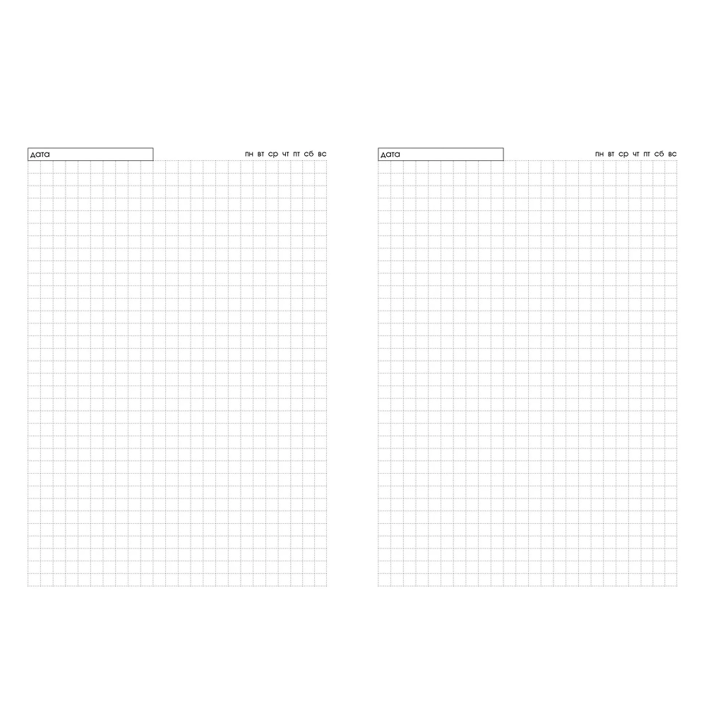 Ежедневник недатированный 