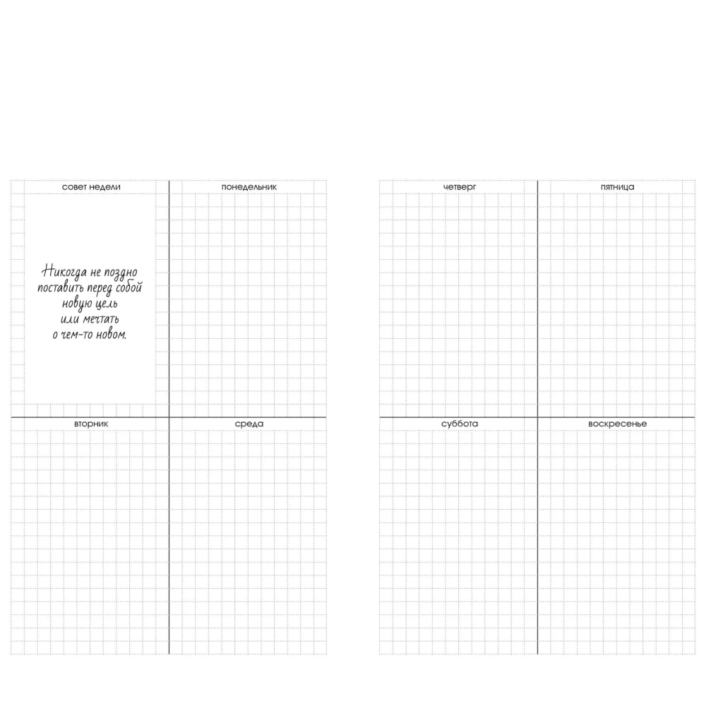 Ежедневник недатированный 