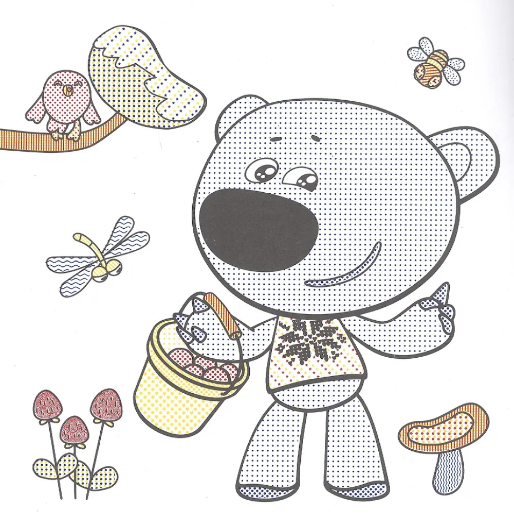 Раскраска водная 