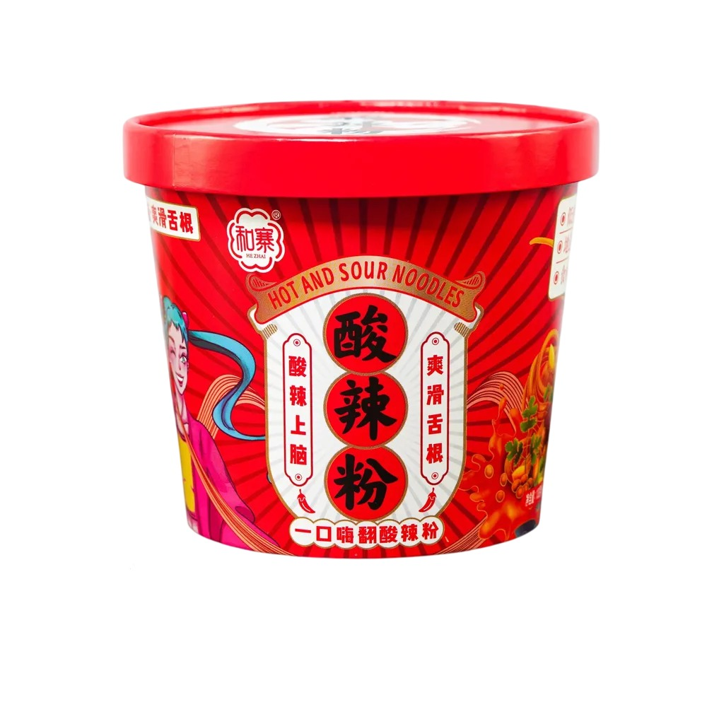 Лапша быстрого приготовления стеклянная по-Сичуаньски с арахисом, 130 гр