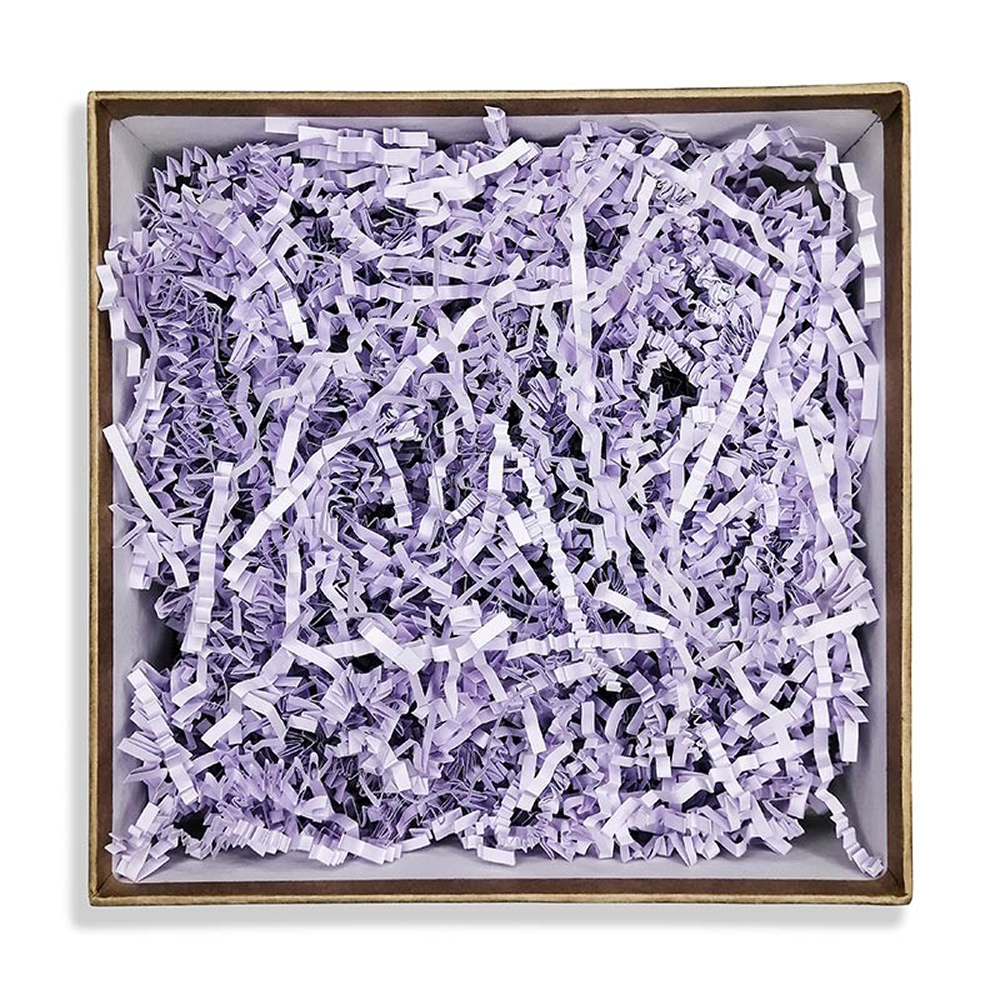 Наполнитель бумажный, гофрированный, 3 мм, 50 г, лиловый