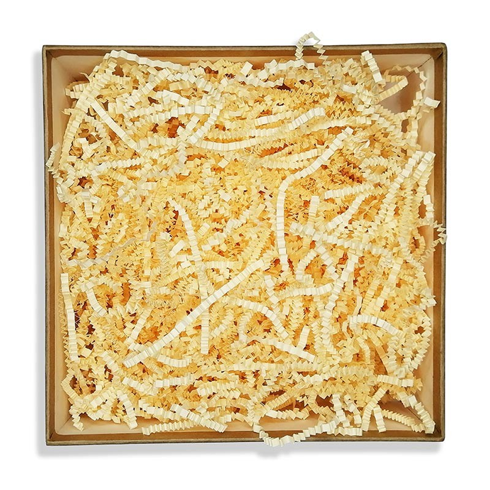 Наполнитель бумажный, гофрированный, 3 мм, 50 г, слоновая кость