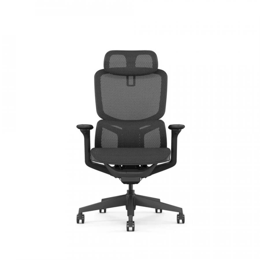 Кресло компьютерное SitZone E-JX-001А, сетка, пластик, черный