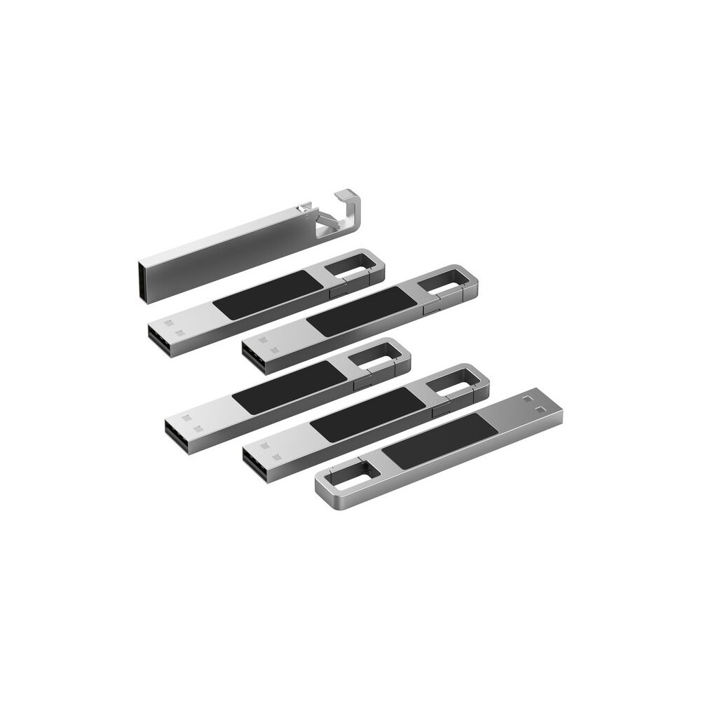 USB Flash накопитель 2.0 16 Gb ZC-010, металл, синий