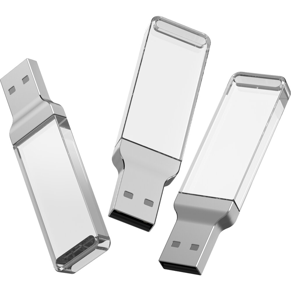 USB Flash накопитель 2.0 16 Gb ZC-005, пластик, металл, оранжевый