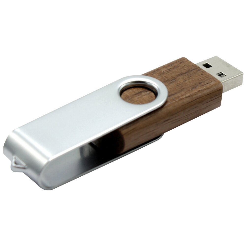 USB Flash накопитель 2.0 16 Gb VDF-008 СС, пластик, металл, серебристый