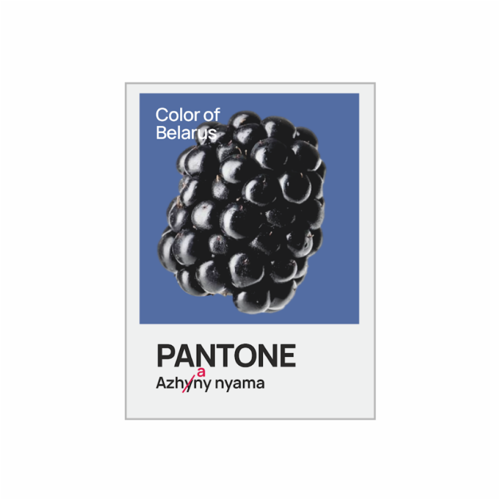 Блокнот «Color of Belarus. Pantone Azhany nyama», А5, 128 листов, в точку, белый, синий