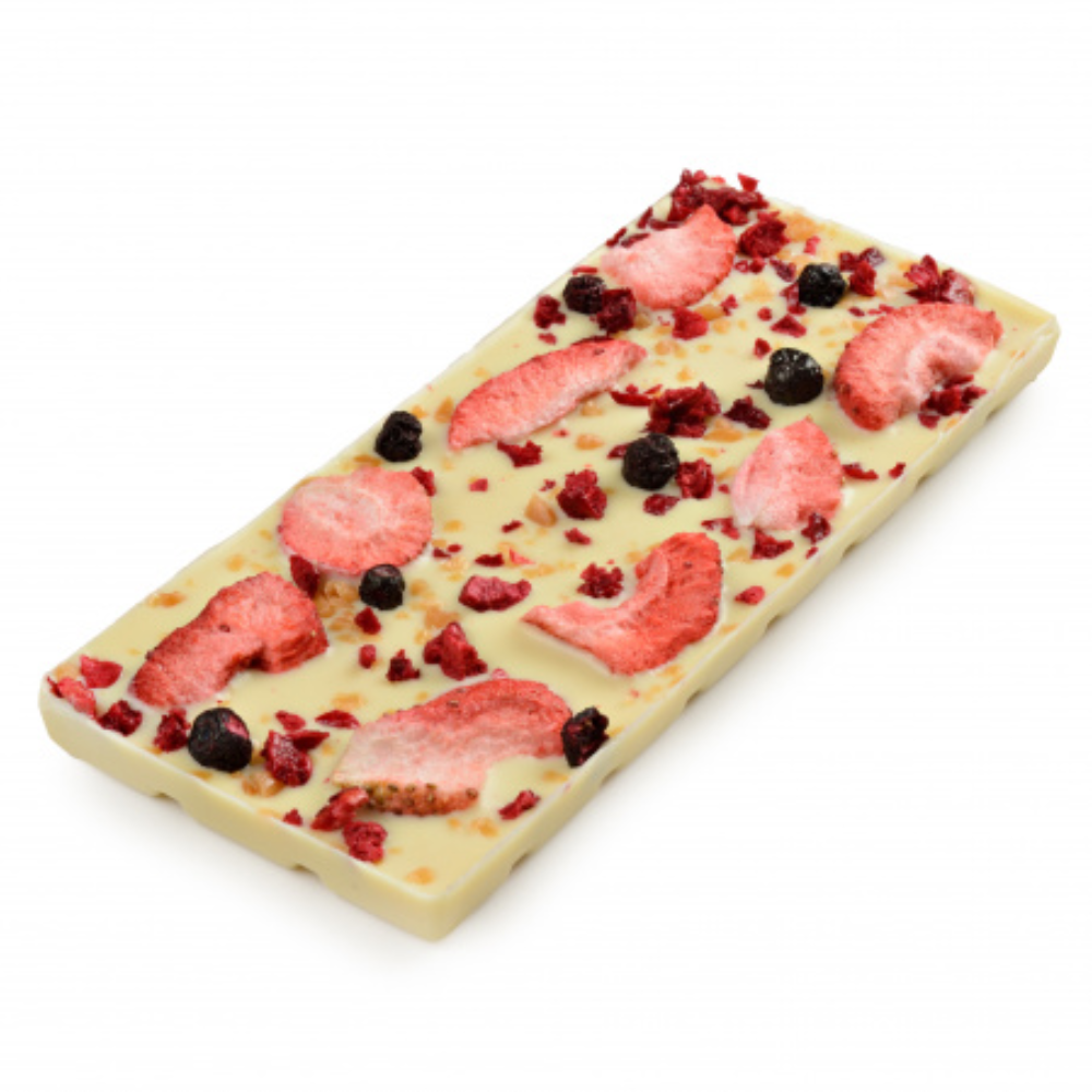 Шоколад белый с украшением 