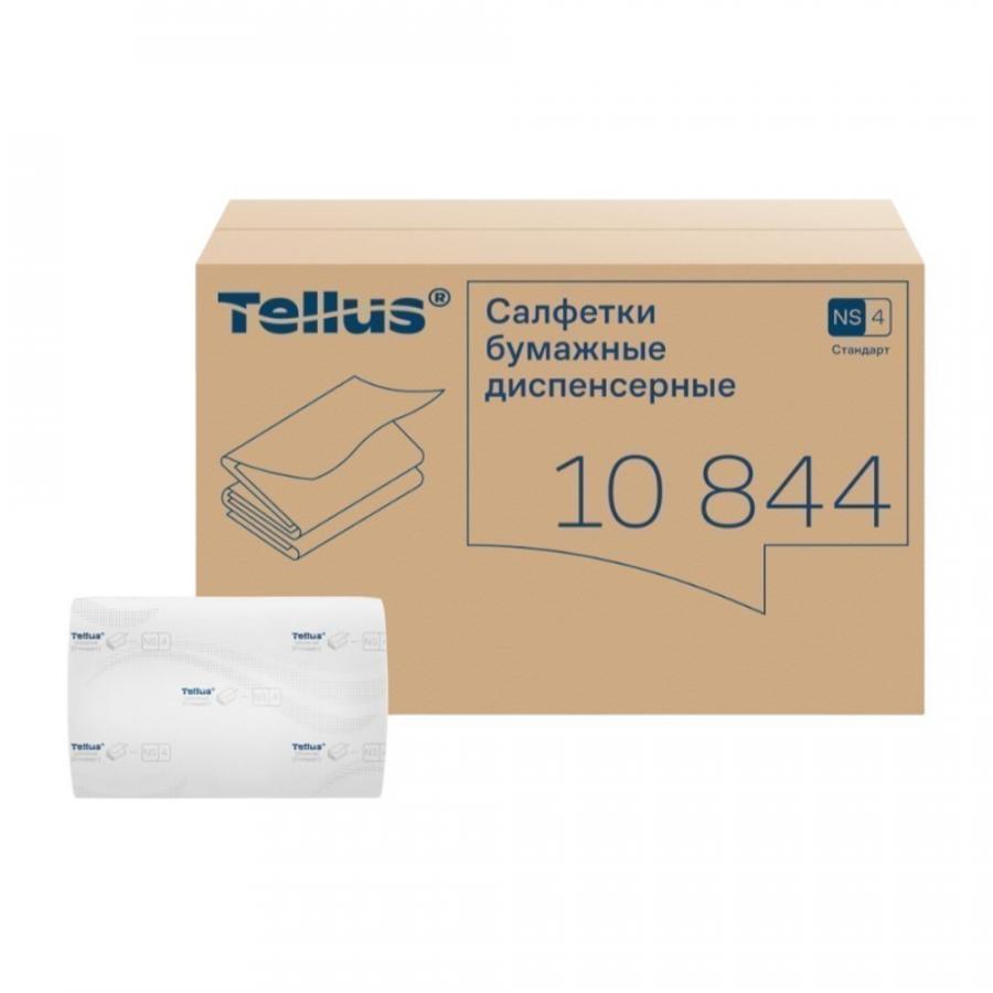 Салфетки Tellus Стандарт NS4, для диспенсера, 200 листов, 2 слоя, белый