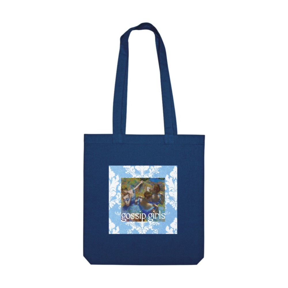 Сумка из плотного хлопка «Gossip girls», 220 г/м2, индиго