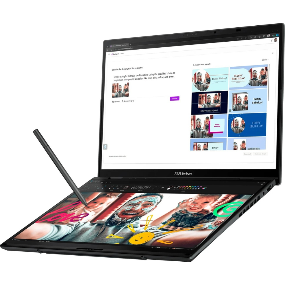 Ноутбук ASUS Zenbook Duo OLED (UX8406MA-QL437W U7-155H), 16GB, Win11H, черный