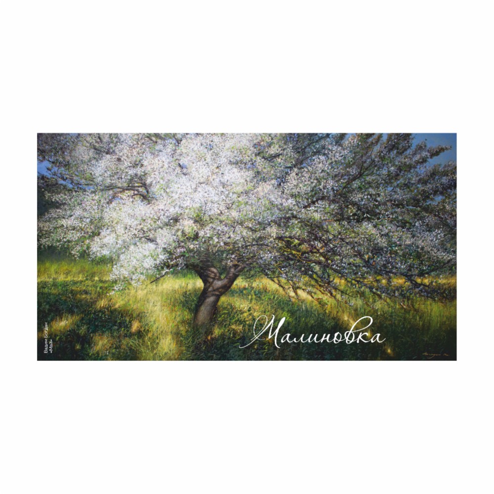 Сумка на молнии «Май», Вадим Богдан, 340 г/м2, белая