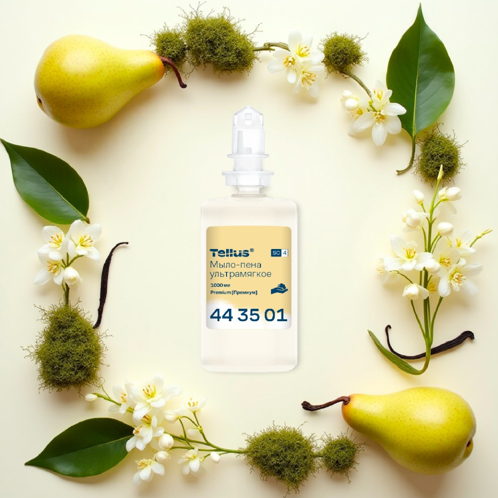 Мыло-пена Tellus Премиум, 1 л, ультрамягкое, SC4