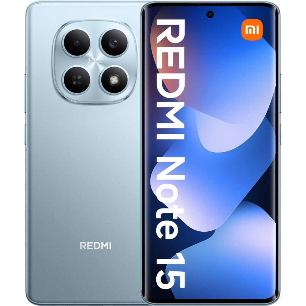 Смартфон Xiaomi REDMI Note 15, 8GB/256GB, Glacier Blue, EU