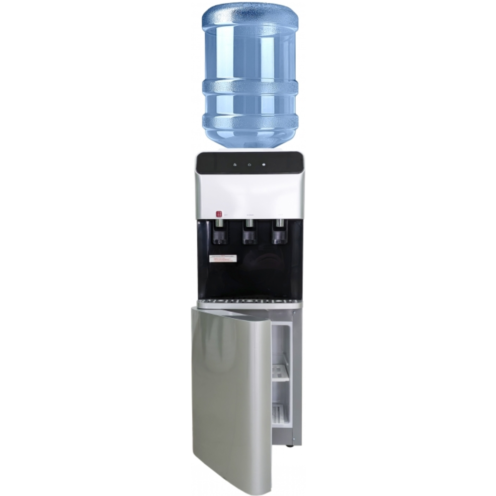Кулер для воды Ecotronic V43-LE, черный, серебристый, 16 л