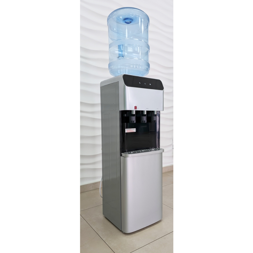 Кулер для воды Ecotronic V43-LE, черный, серебристый, 16 л
