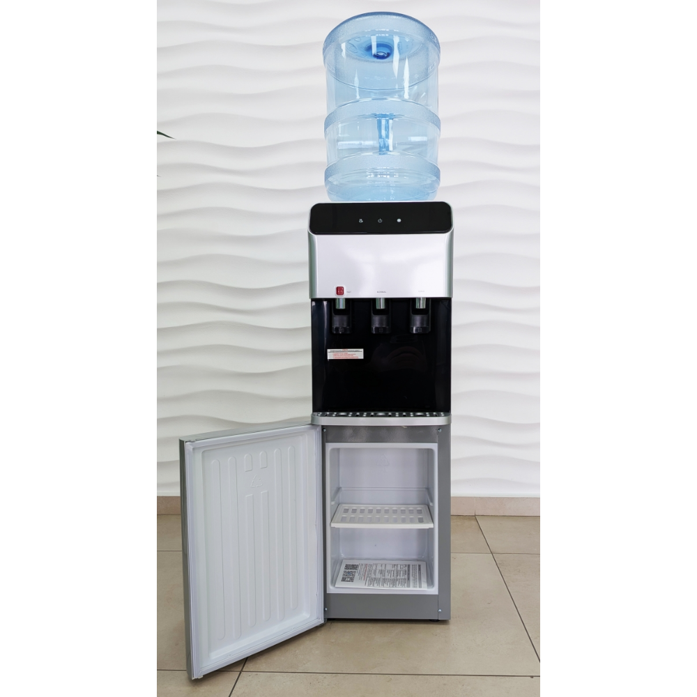 Кулер для воды Ecotronic V43-LE, черный, серебристый, 16 л