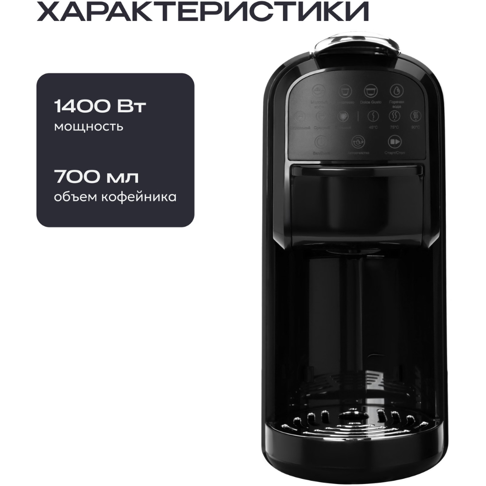 Кофеварка капельная RAGEX R408, черный