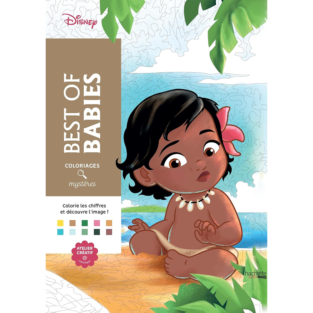 Раскраска по номерам на французском языке 