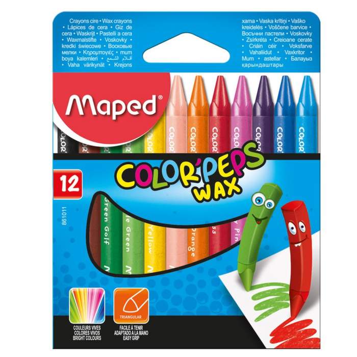 Мелки восковые Maped 